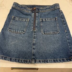 Denim Mini Skirt - 8/9 girl